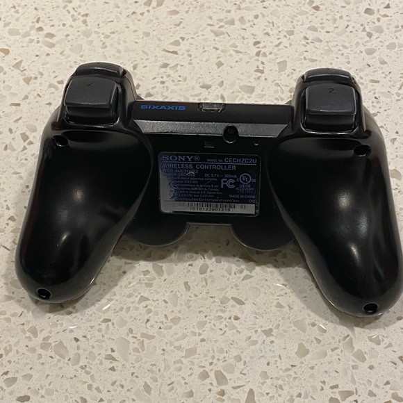 OEM Sony PlayStation 3 PS3 Dualshock Sixaxis Wireless Controller CECHZC2U Black - Picture 3 of 8